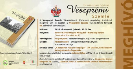 Veszprémi Szemle lapszám bemutató 82.